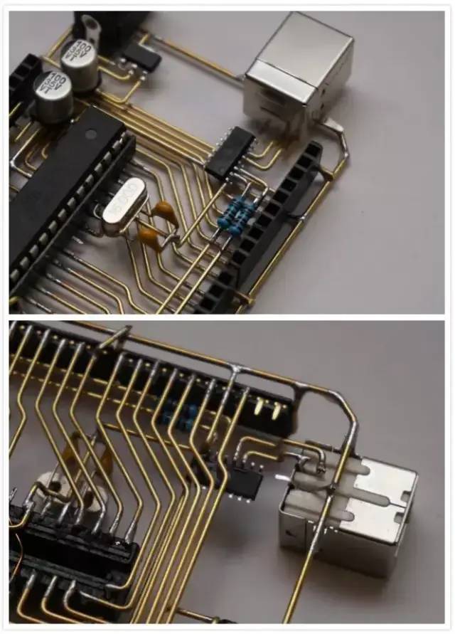 大神用铁丝做“电路板”,这波操作太牛了!的图8